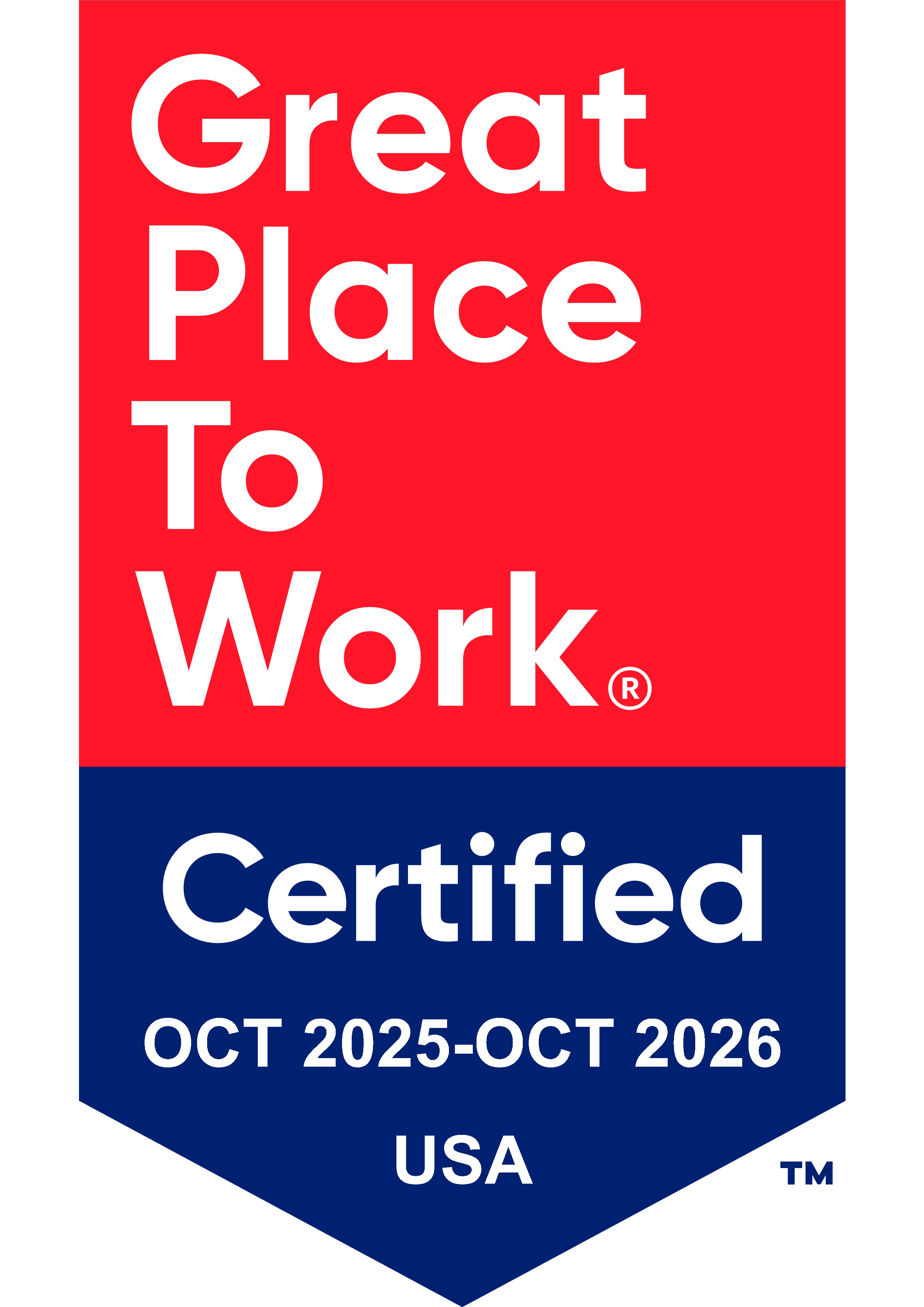 Great Place To Work Certified 2025-2026 - Syracuse Community Health